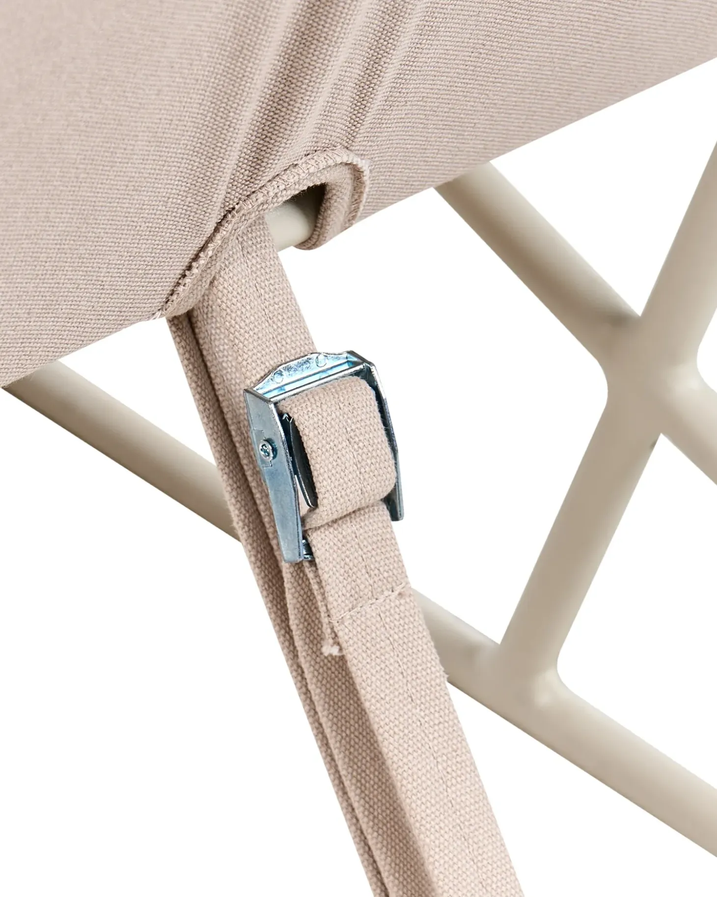 Stol med pude PICO Metal Lys Beige