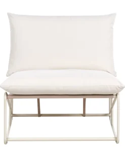 Stol med pude PICO Metal Lys Beige