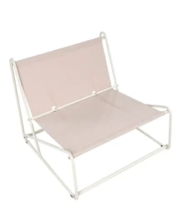 Stol med pude PICO Metal Lys Beige