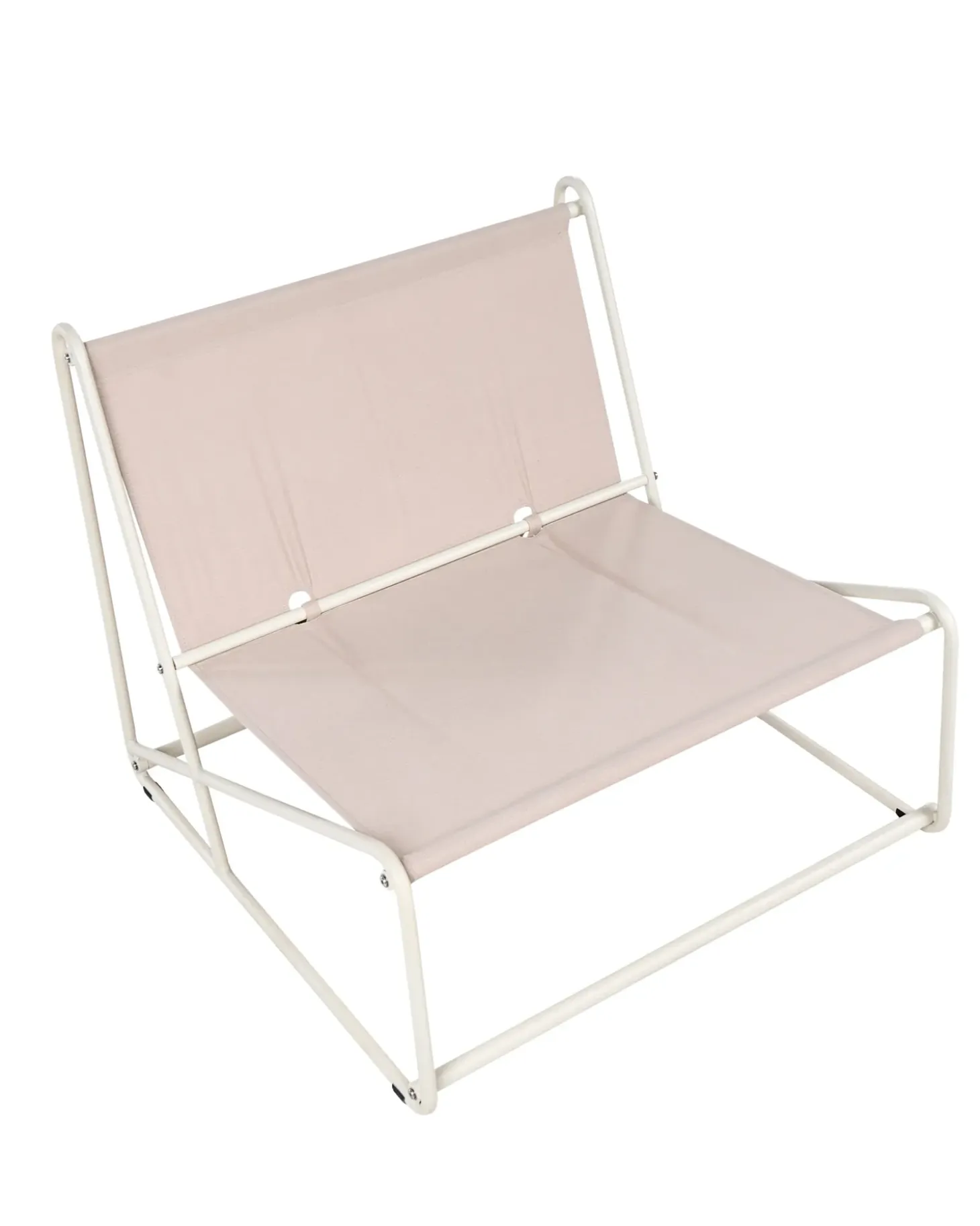 Stol med pude PICO Metal Lys Beige