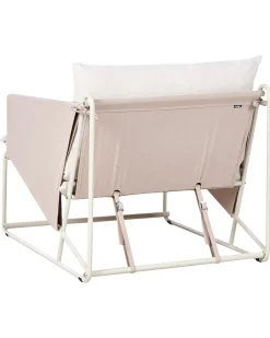 Stol med pude PONTE Metal Lys Beige