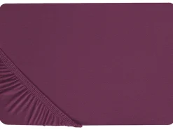 Stræklagen JANBU Bomuld 200 x 200 cm Bordeaux