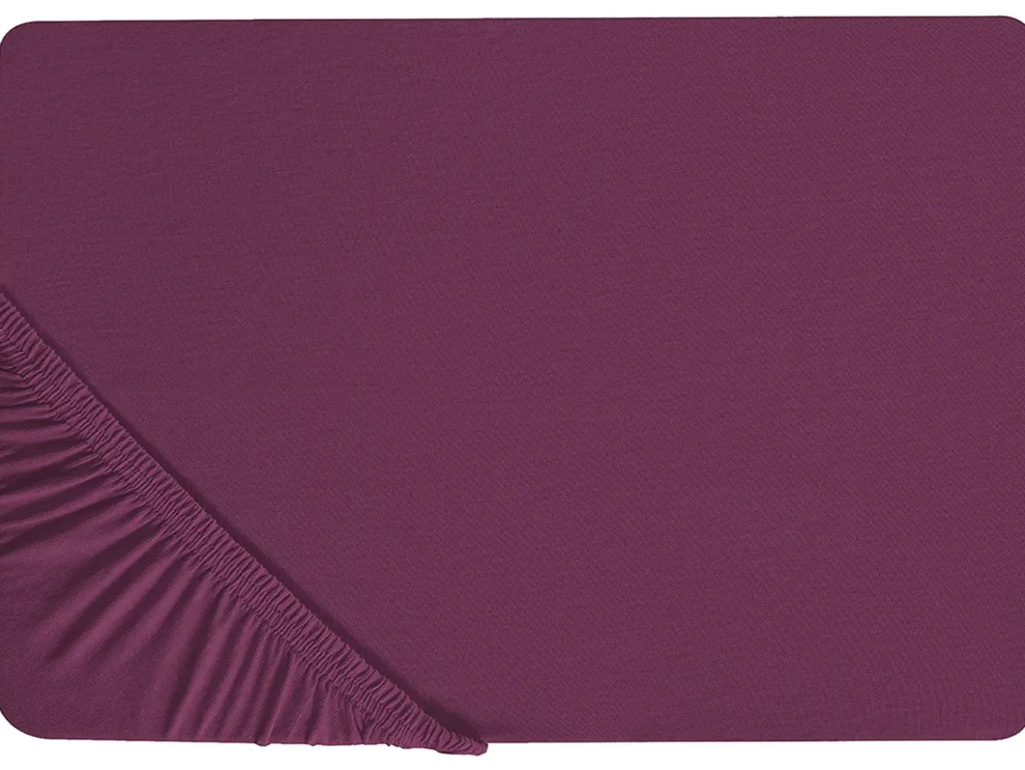 Stræklagen JANBU Bomuld 200 x 200 cm Bordeaux