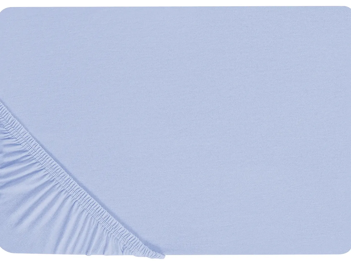 Stræklagen JANBU Bomuld 200 x 200 cm Himmelblå