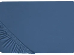 Stræklagen JANBU Bomuld 200 x 200 cm Navy Blå