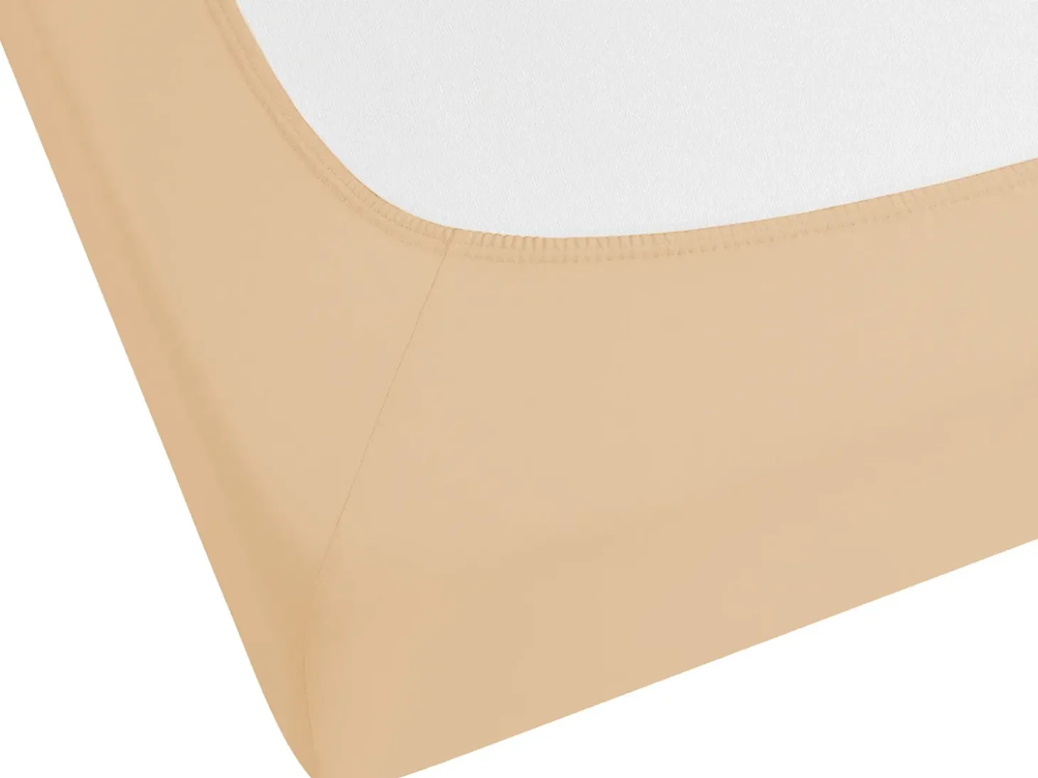 Stræklagen JANBU Bomuld 200 x 200 cm Sand Beige