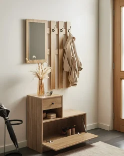 Sæt til entreen COOMA Lysebrun