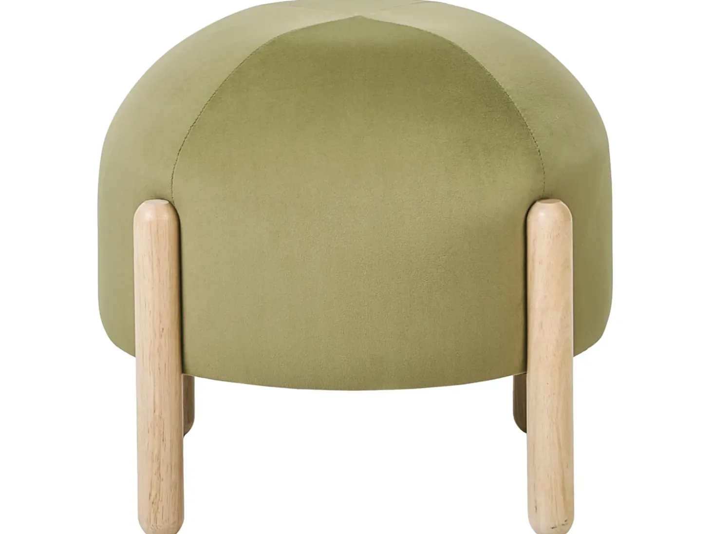 Taburet HELEN Velour Olivengrøn Grøn