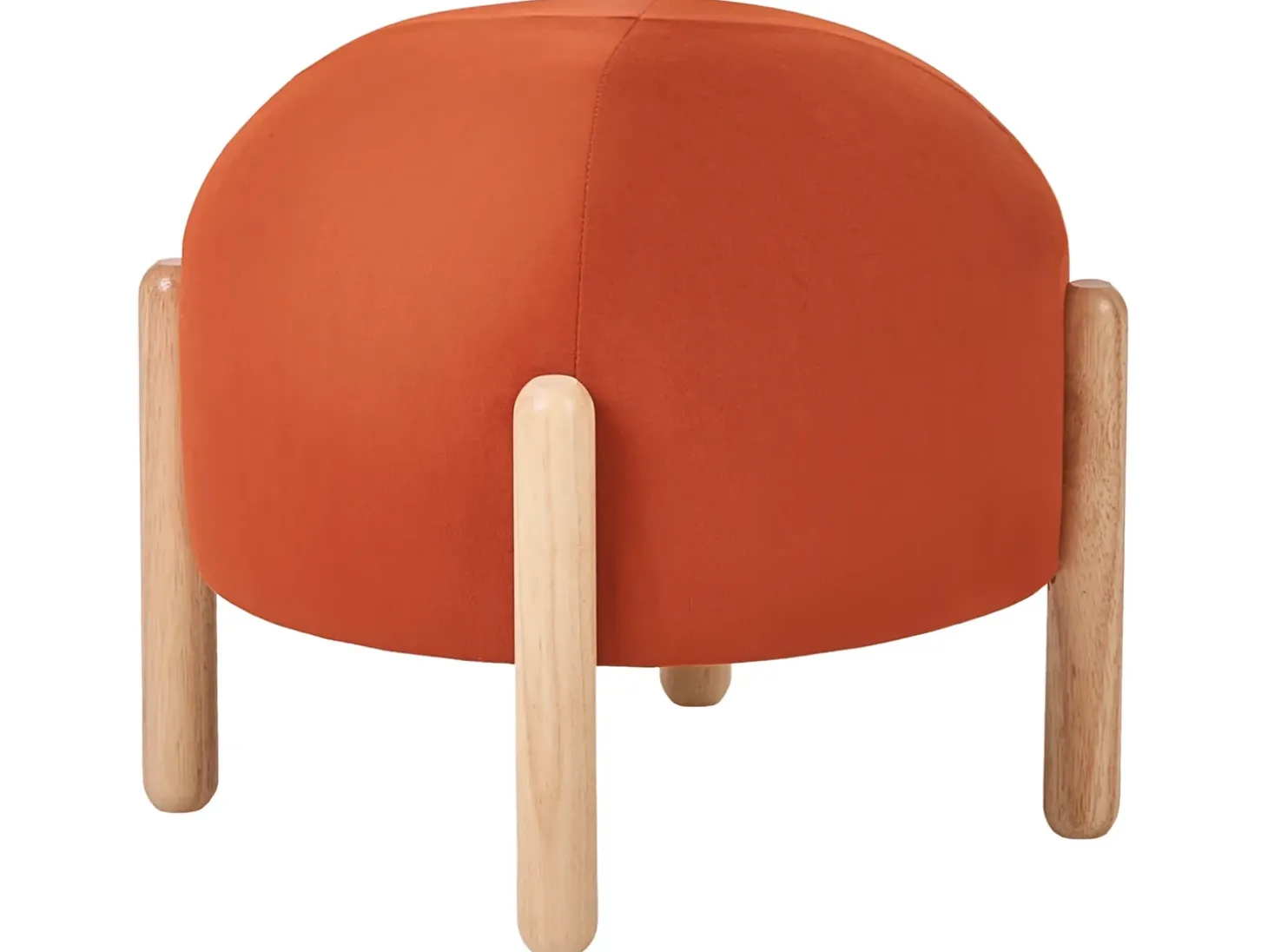 Taburet HELEN Velour Orange