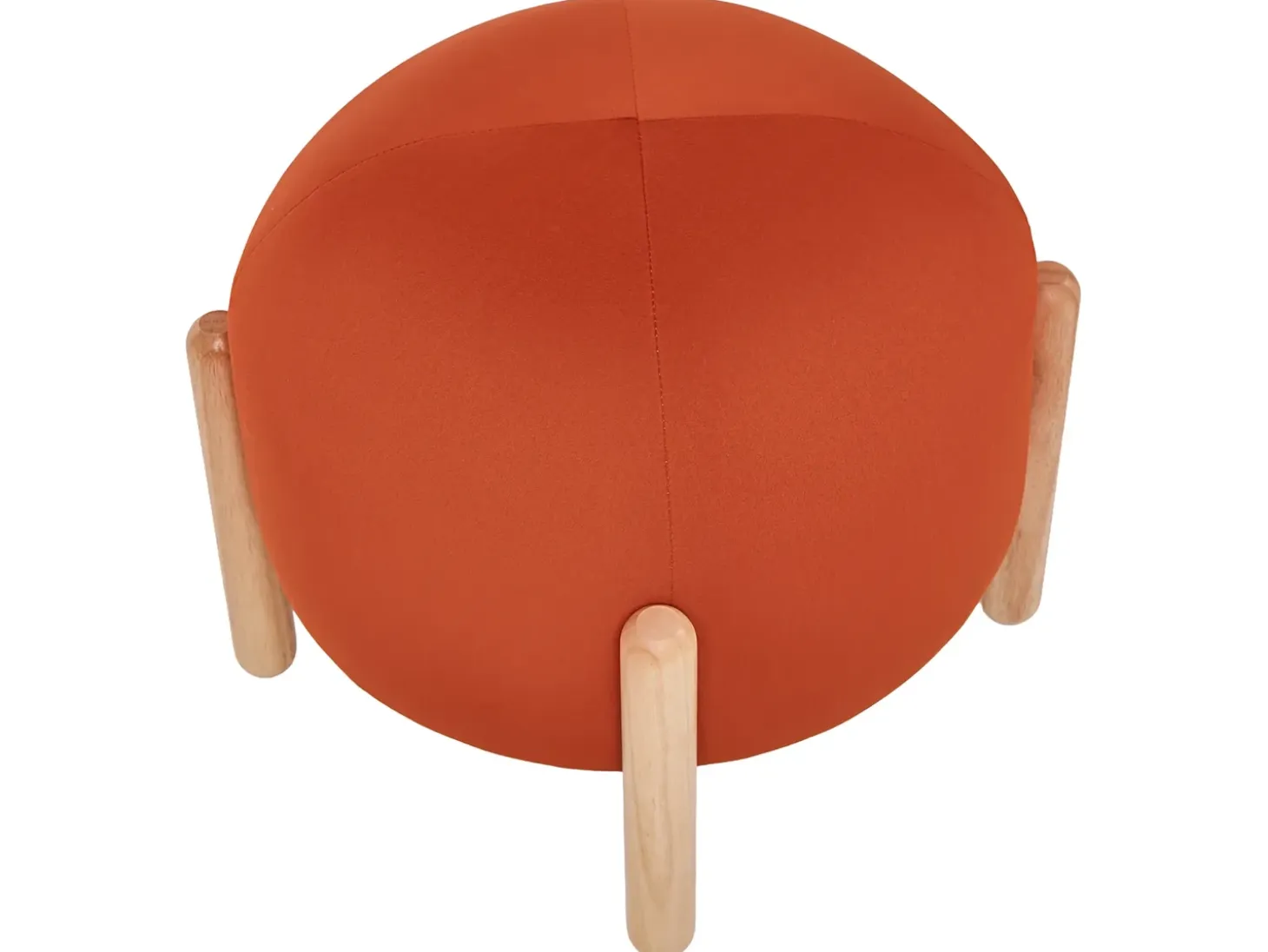 Taburet HELEN Velour Orange
