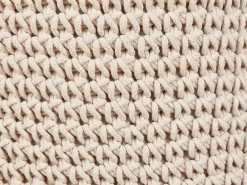 Taburet Macramé MARDAN Bomuld Beige