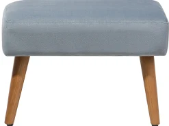 Taburet TAKOMA Velour Grå