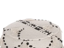 Taburet THONDI Bomuld Beige