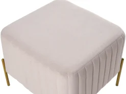 Taburet UTAH Velour Brungrå
