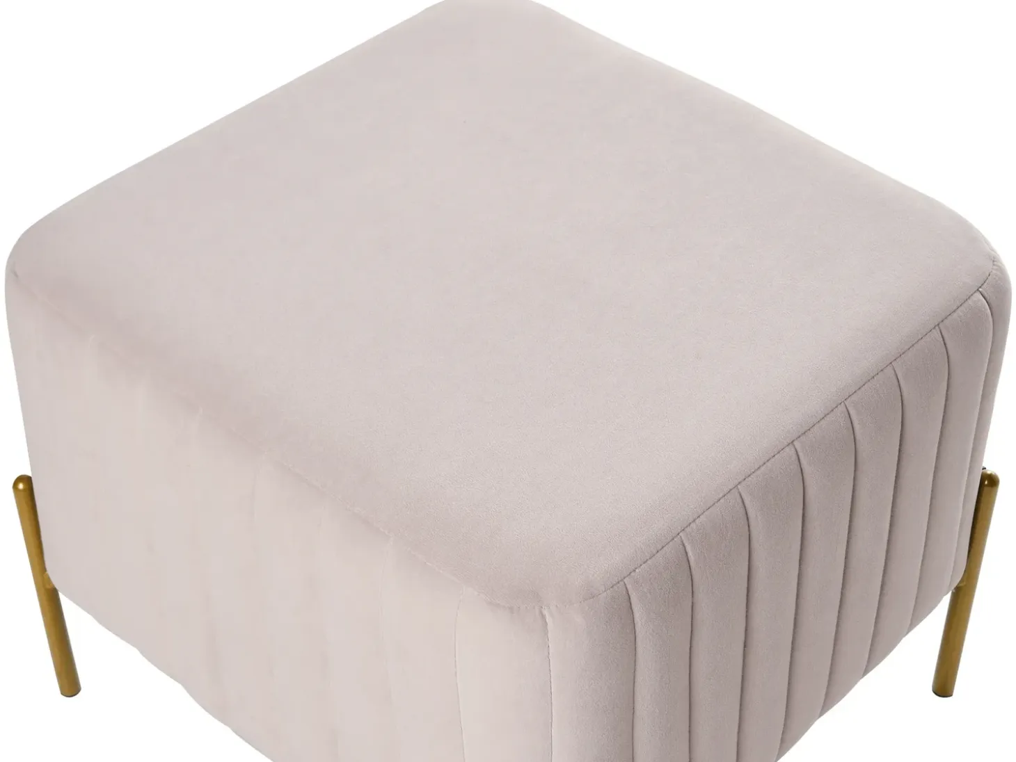 Taburet UTAH Velour Brungrå
