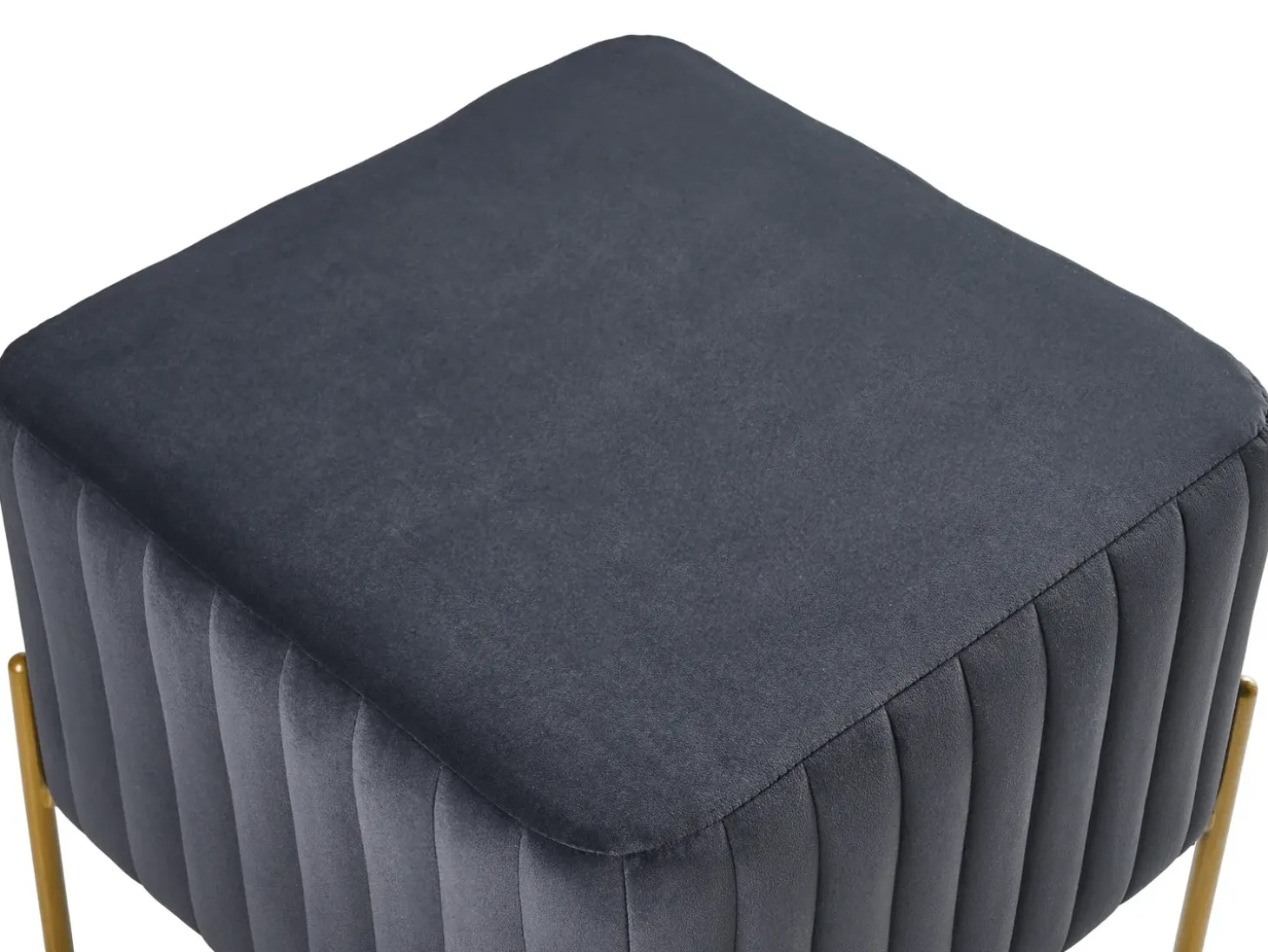Taburet UTAH Velour Sort