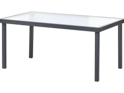 TAVOLETO 4 personers Loungesæt med bord Mørkegrå Metal