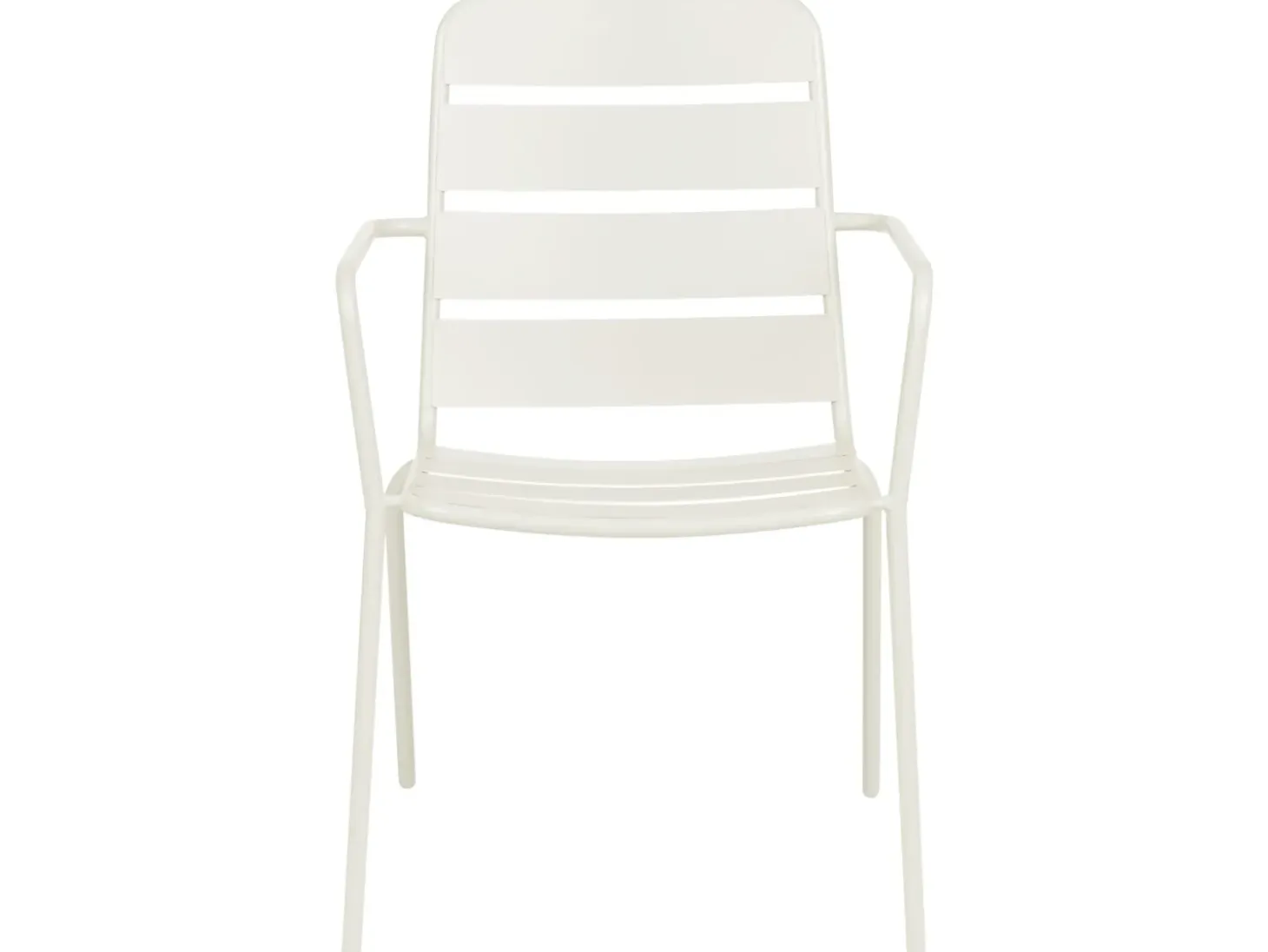 TERENZO 6 personers Havemøbelsæt Lys Beige Metal