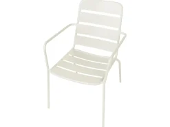 TERENZO 6 personers Havemøbelsæt Lys Beige Metal
