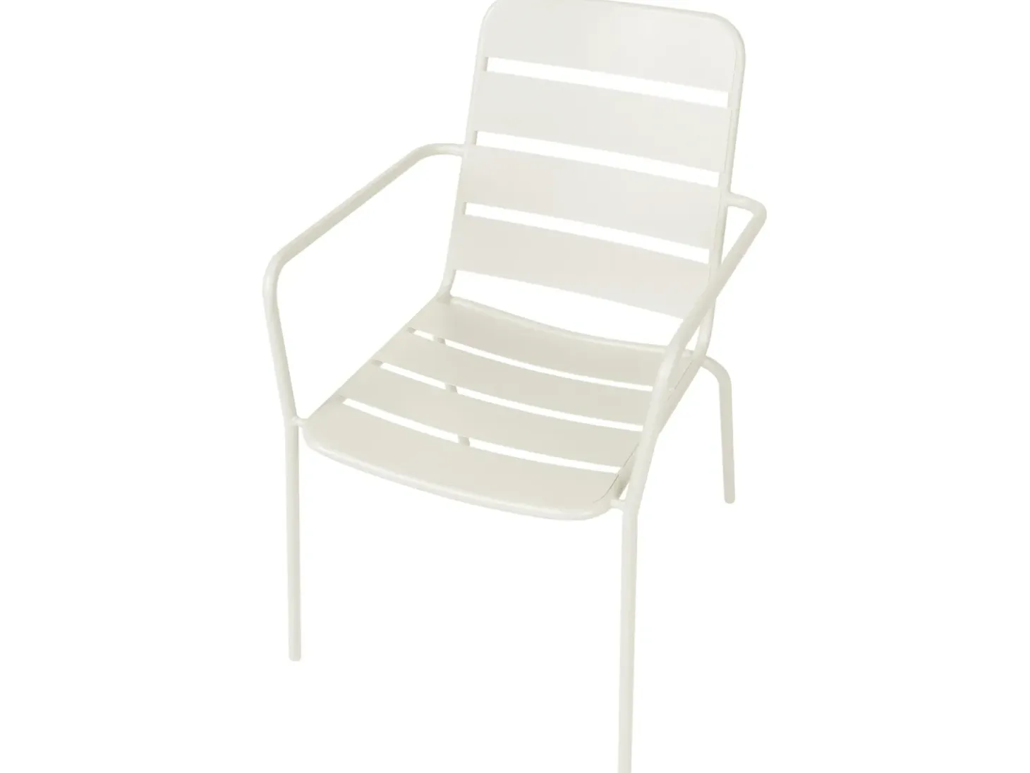 TERENZO 6 personers Havemøbelsæt Lys Beige Metal