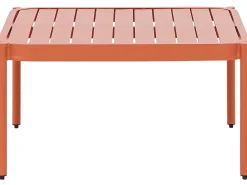TERRACINA 2 personers Loungesæt med bord Orange Metal