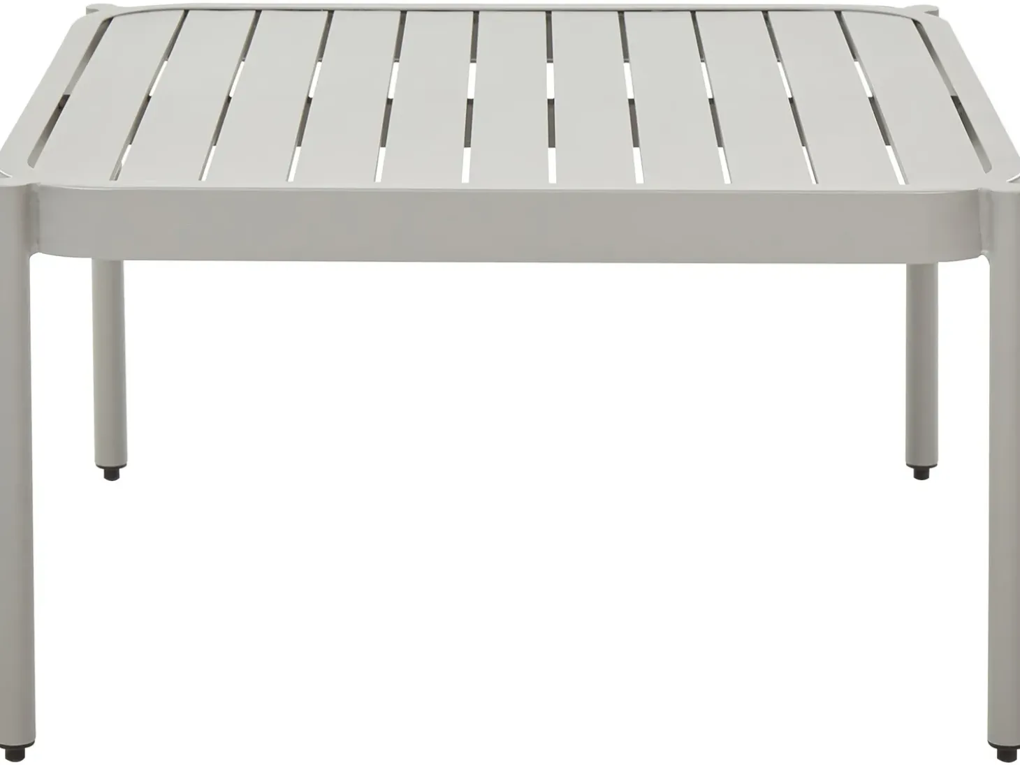 TERRACINA 2 personers Loungesæt med bord Lysegrå Metal