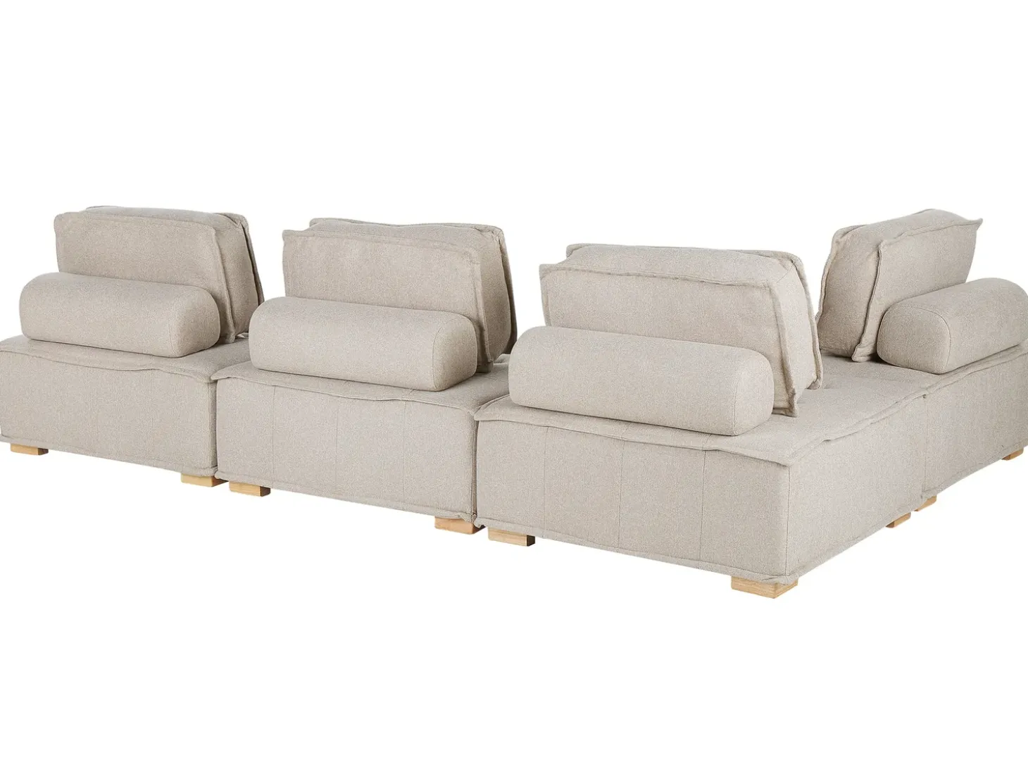 TIBRO 4 personers Hjørnesofa modul Højrevendt Lys Beige