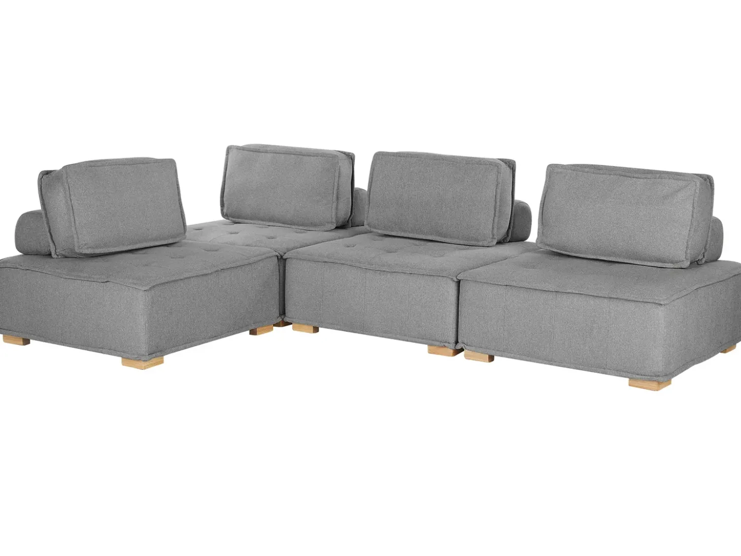 TIBRO 4 personers Hjørnesofa modul Højrevendt Grå