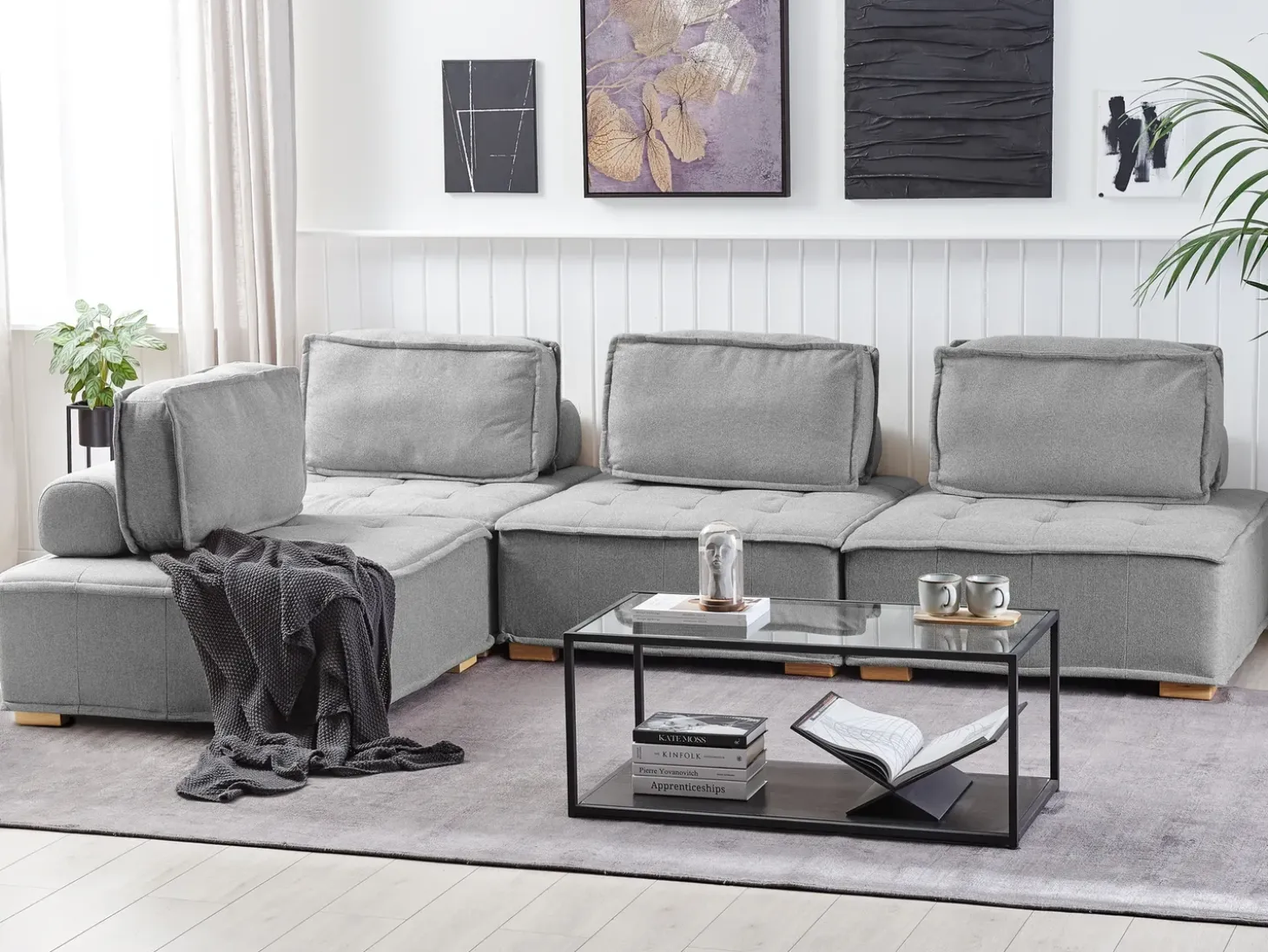 TIBRO Stol Modul Grå