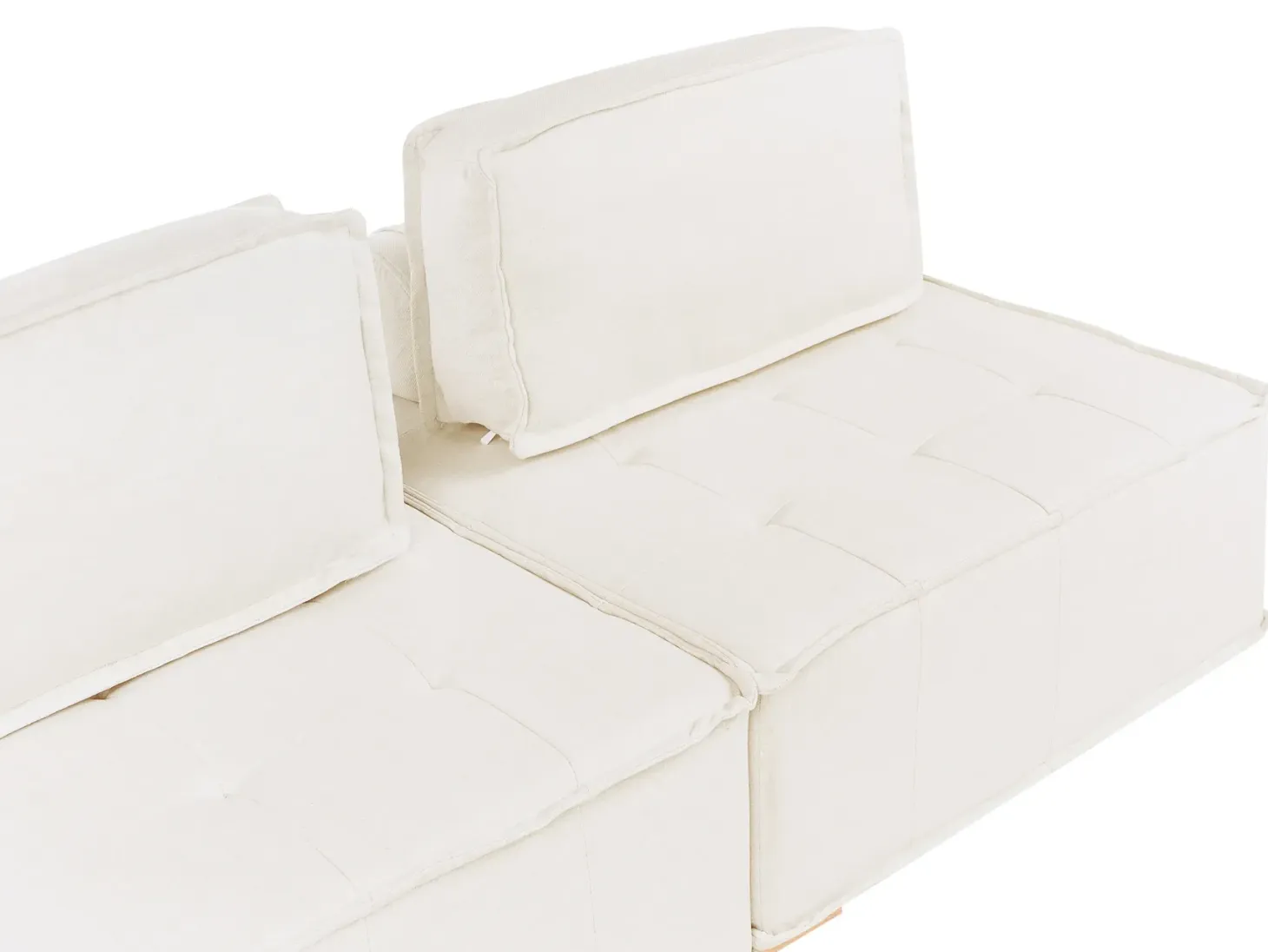 TIBRO 3 personers Modulsofa Cremehvid