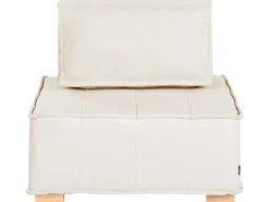 TIBRO 8 personers U-formet modulsofa Cremehvid
