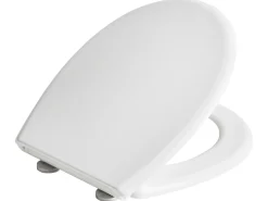 Toiletbræt FAGNANO Soft close 2 i 1 Duroplast Hvid