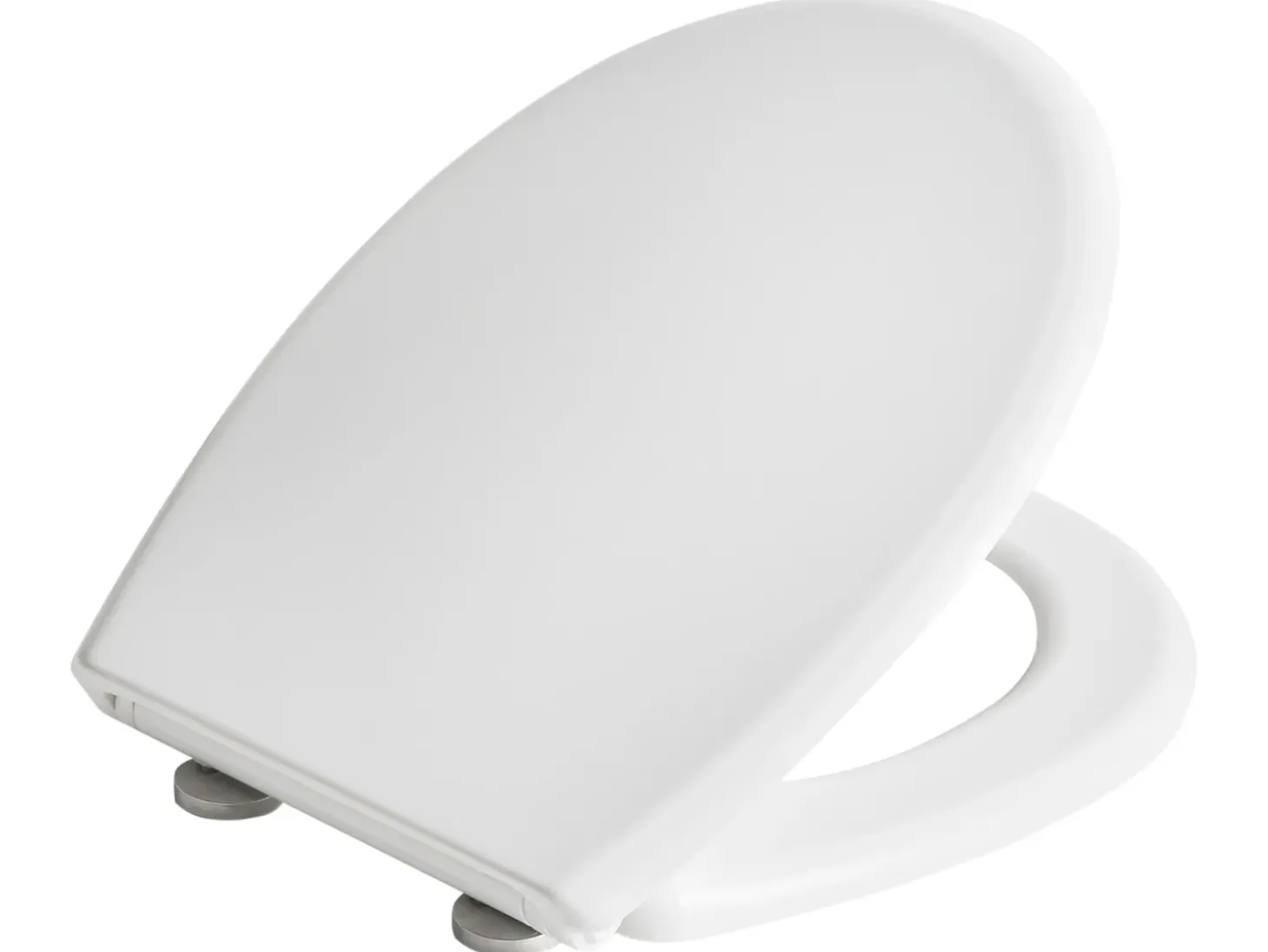 Toiletbræt FAGNANO Soft close 2 i 1 Duroplast Hvid