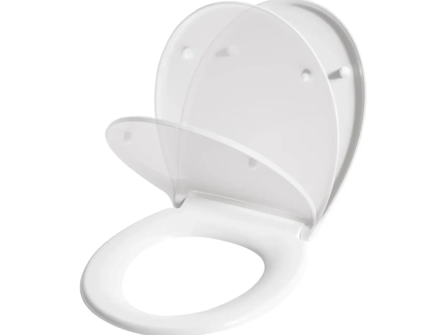 Toiletbræt PAPURI Soft close Duroplast Hvid