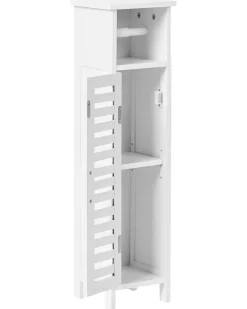 Toiletpapirskab OLATHE Bambus Hvid