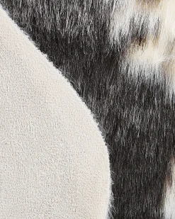 Tæppe af imiteret koskind NAMBUNG Sort 60 x 90 cm