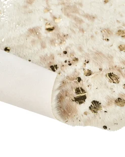Tæppe af imiteret koskind BOGONG Lys Beige 130 x 170 cm