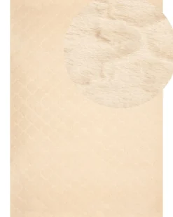 Tæppe af kunstpels GHARO Beige 160 x 230 cm
