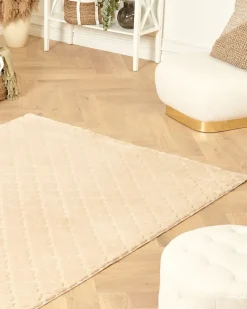 Tæppe af kunstpels GHARO Beige 160 x 230 cm