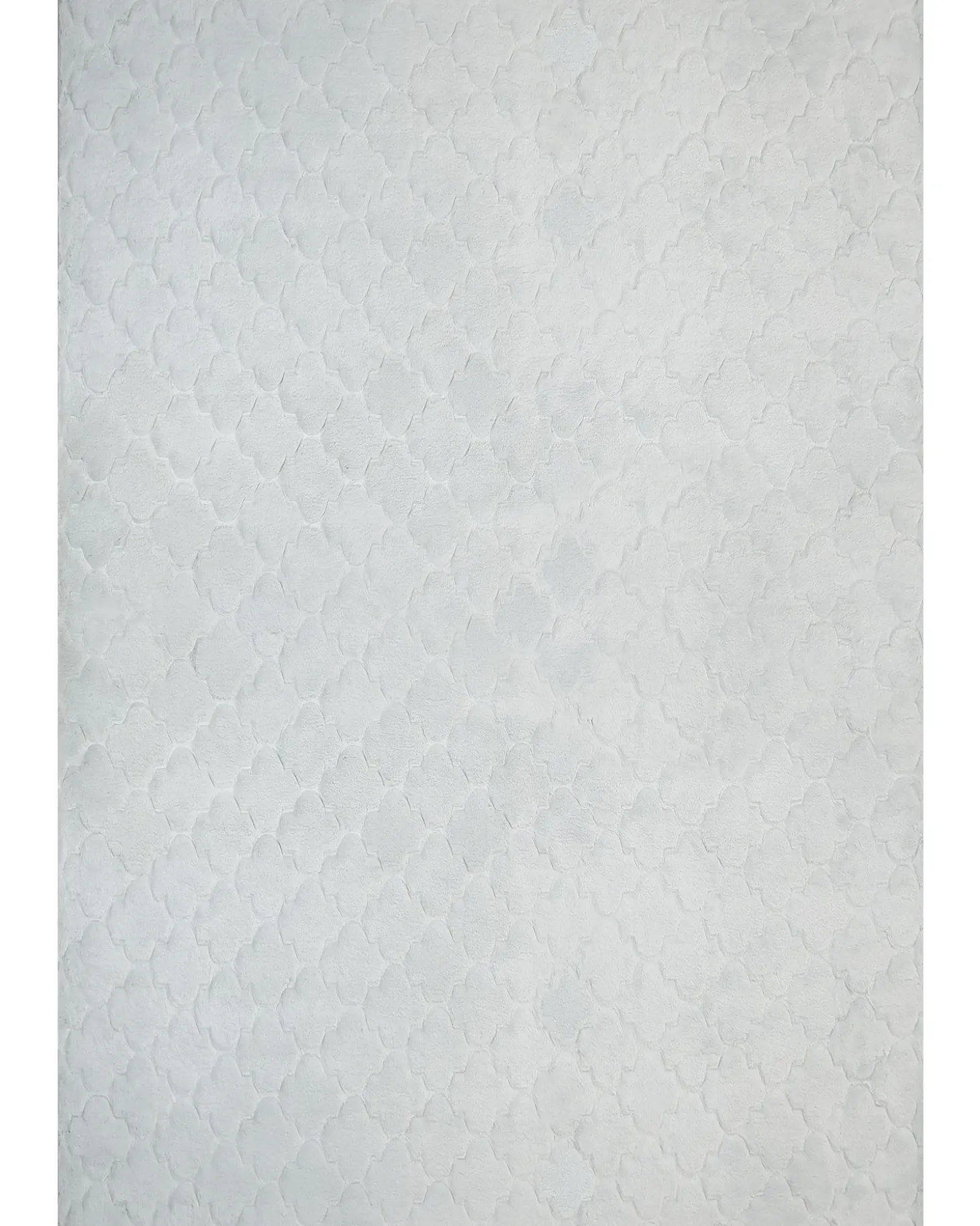 Tæppe af kunstpels GHARO Lysegrå 160 x 230 cm