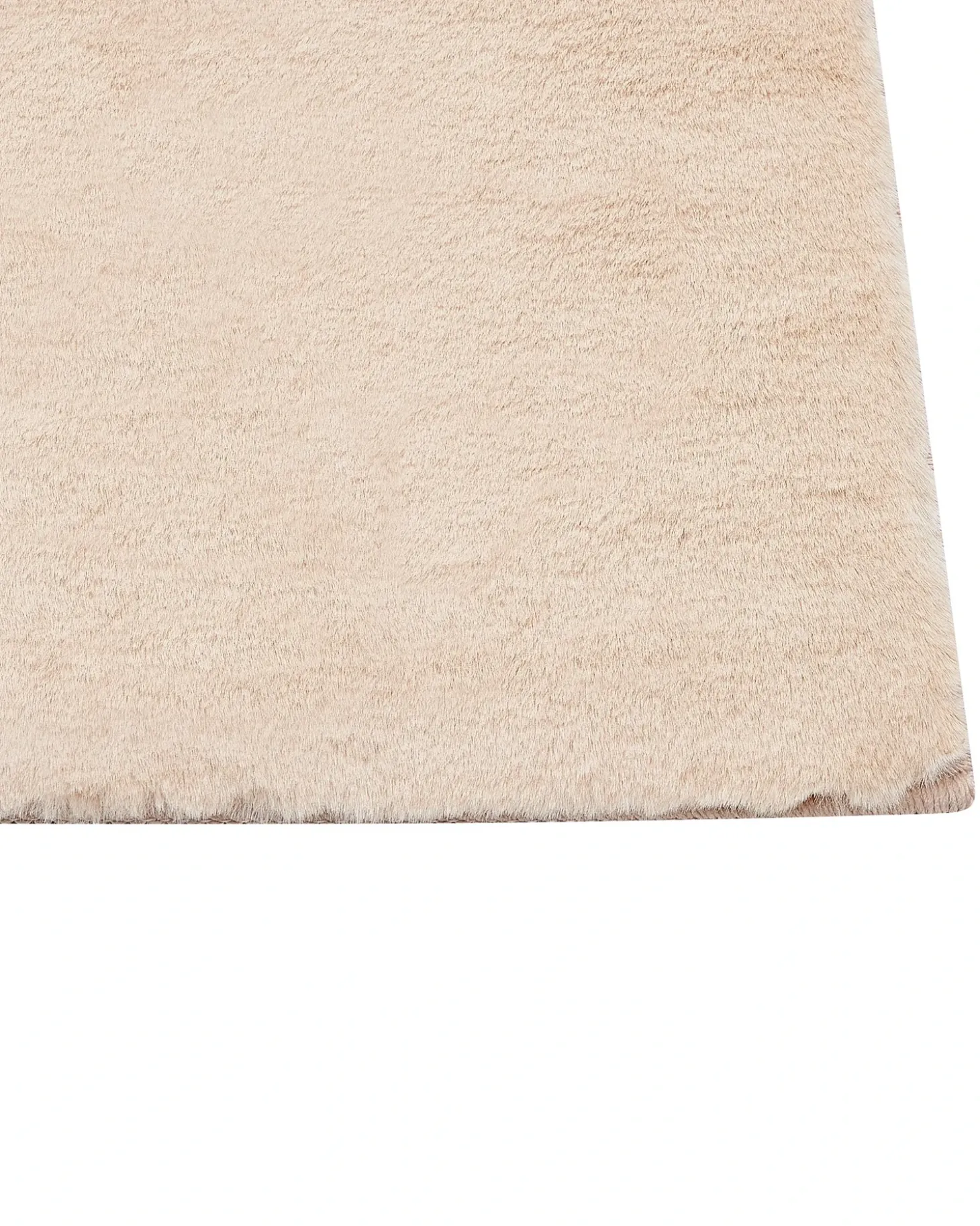 Tæppe af kunstpels MIRPUR Beige 80 x 150 cm