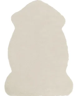 Tæppe af kunstpels UNDARA Beige 60 x 90 cm