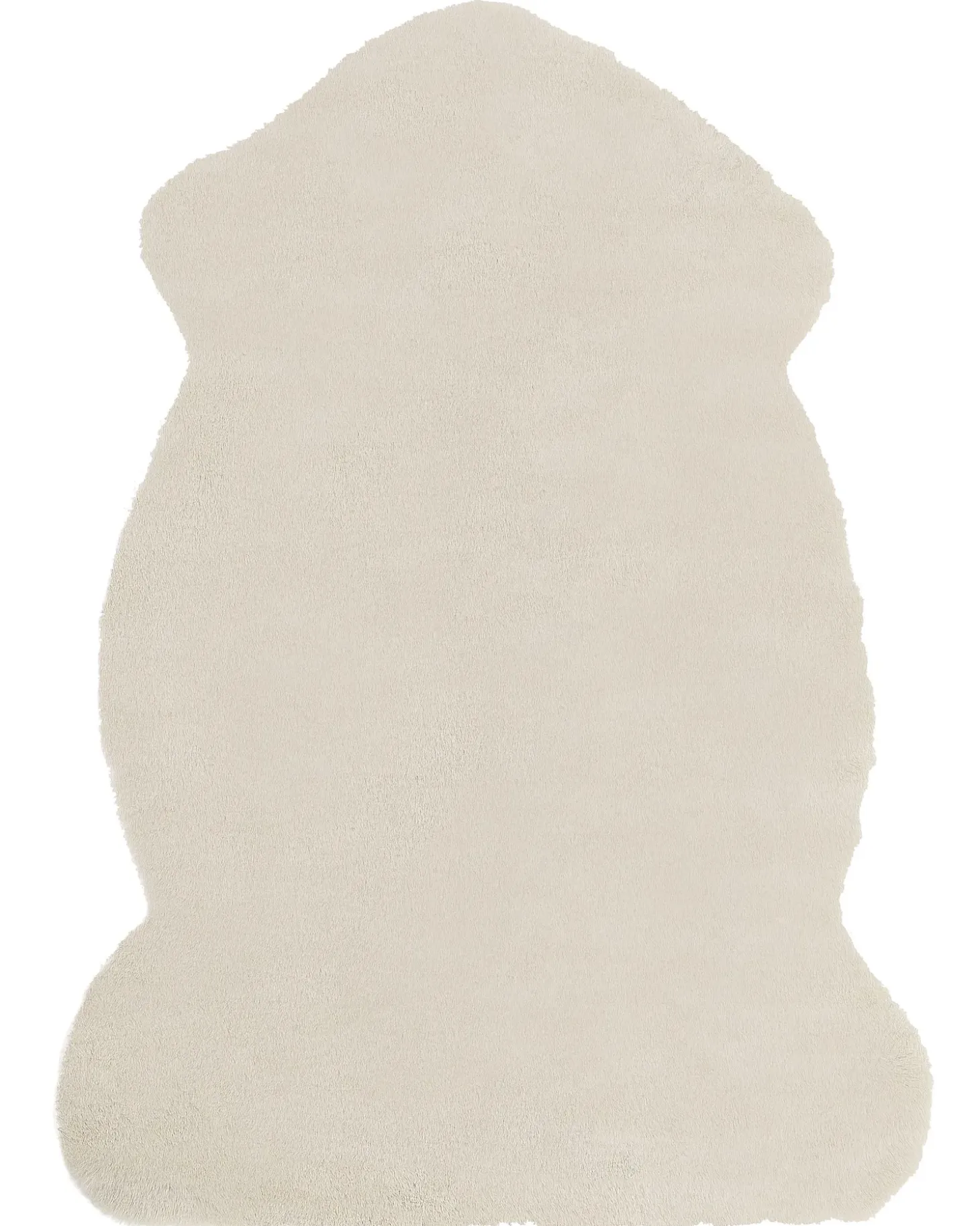 Tæppe af kunstpels UNDARA Beige 60 x 90 cm