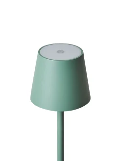 Trådløs LED gulvlampe GAVARRESA Med dæmpning Metal Grøn