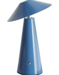 Trådløs LED-bordlampe APAYAO Med dæmpning Metal Blå