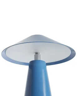 Trådløs LED-bordlampe APAYAO Med dæmpning Metal Blå