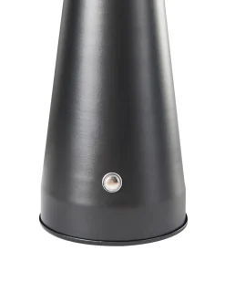 Trådløs LED-bordlampe BOCONO Med dæmpning Metal Sort