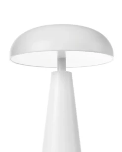 Trådløs LED-bordlampe BOCONO Med dæmpning Metal Hvid