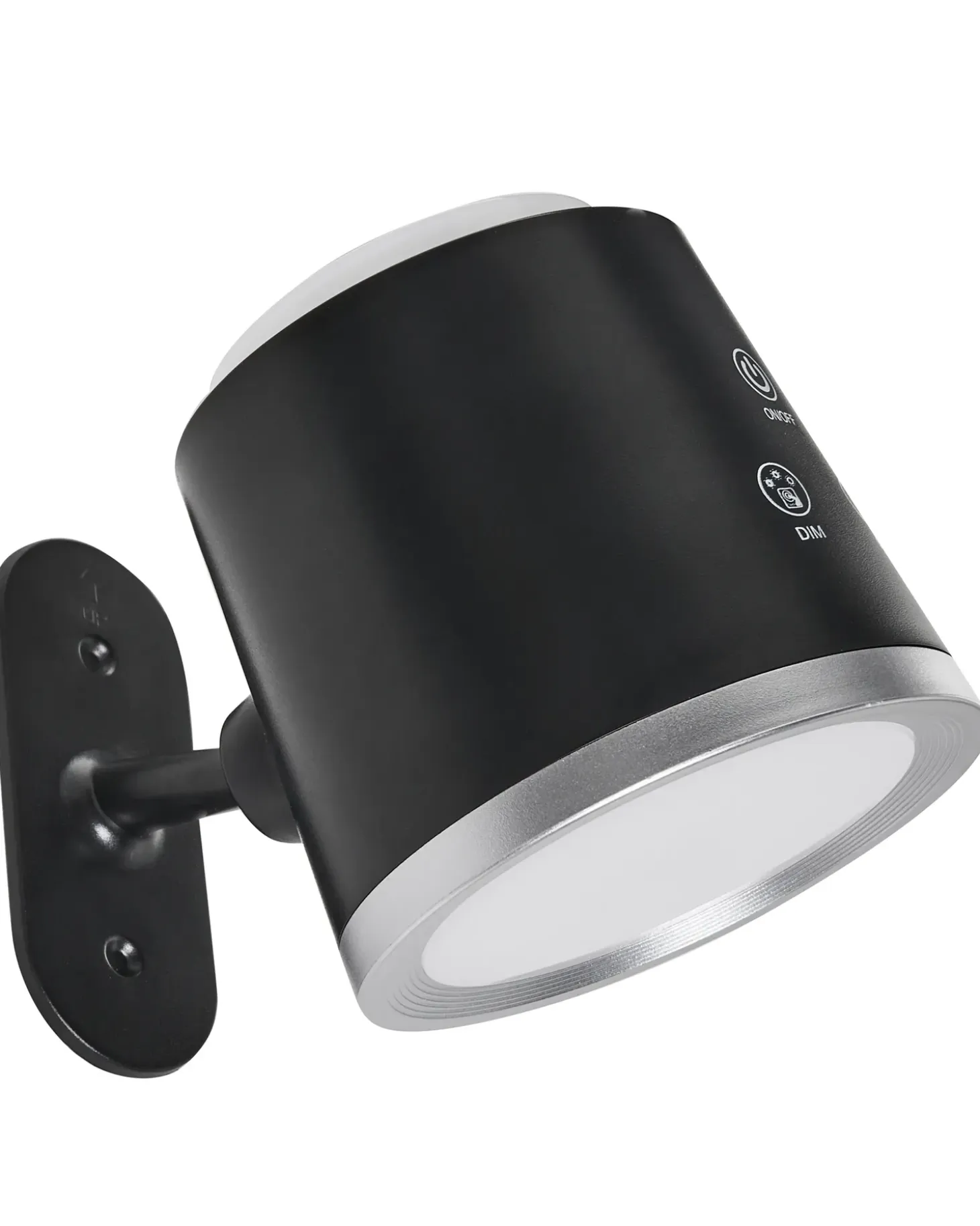 Trådløs LED-bordlampe LIBRA Med dæmpning Sort