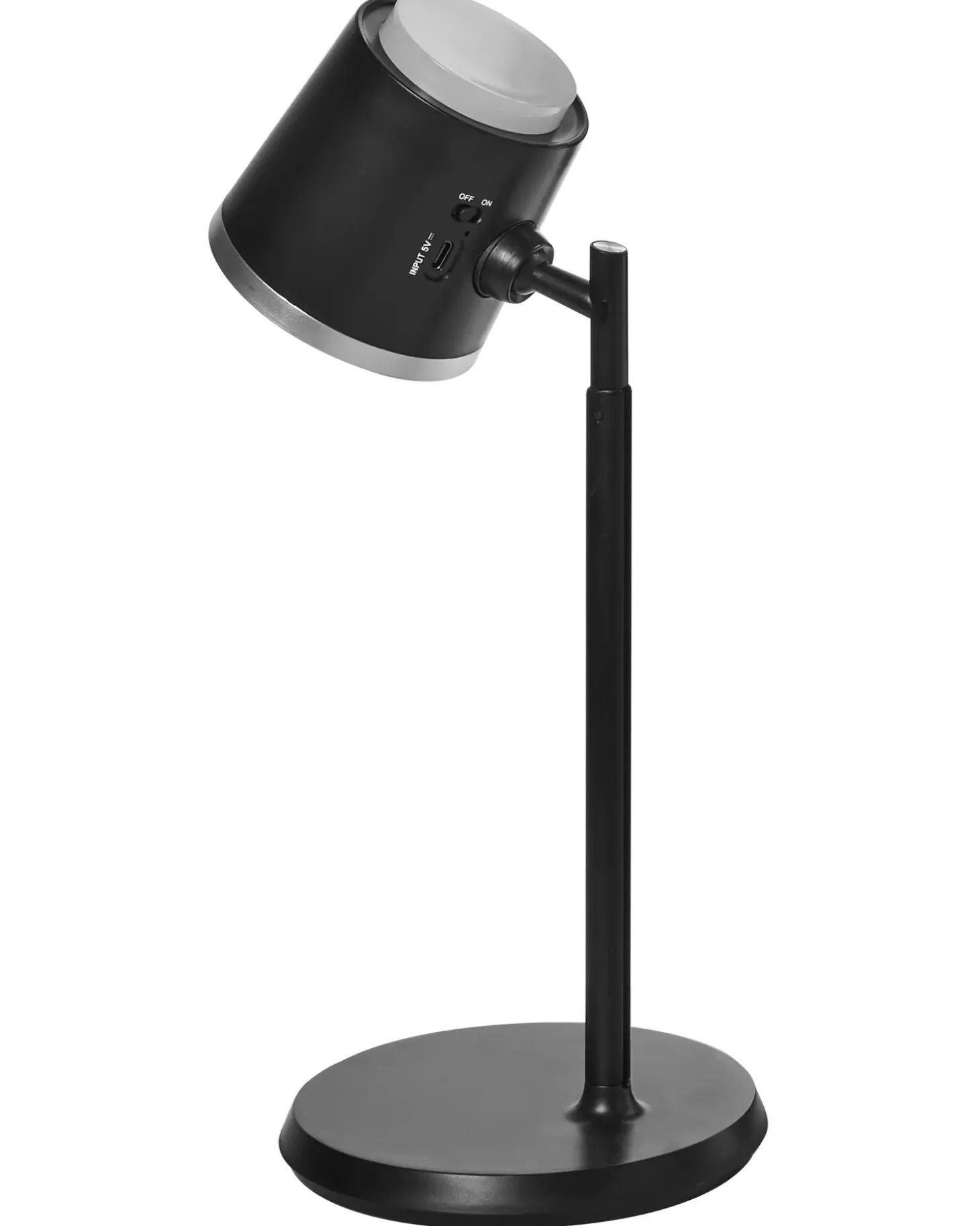 Trådløs LED-bordlampe LIBRA Med dæmpning Sort